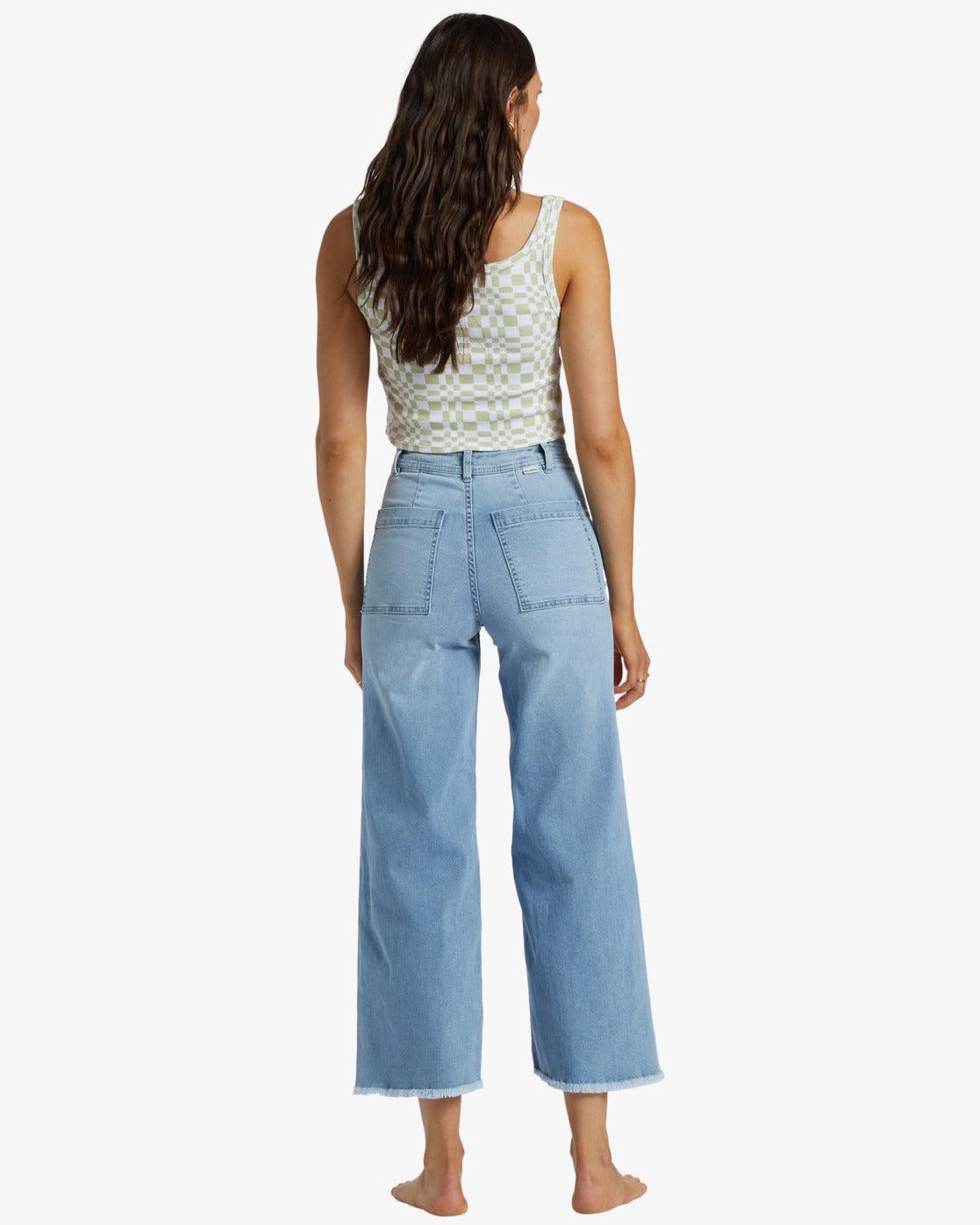 Free Fall Indigo Denim Pant - Surf Spray Female Product Image