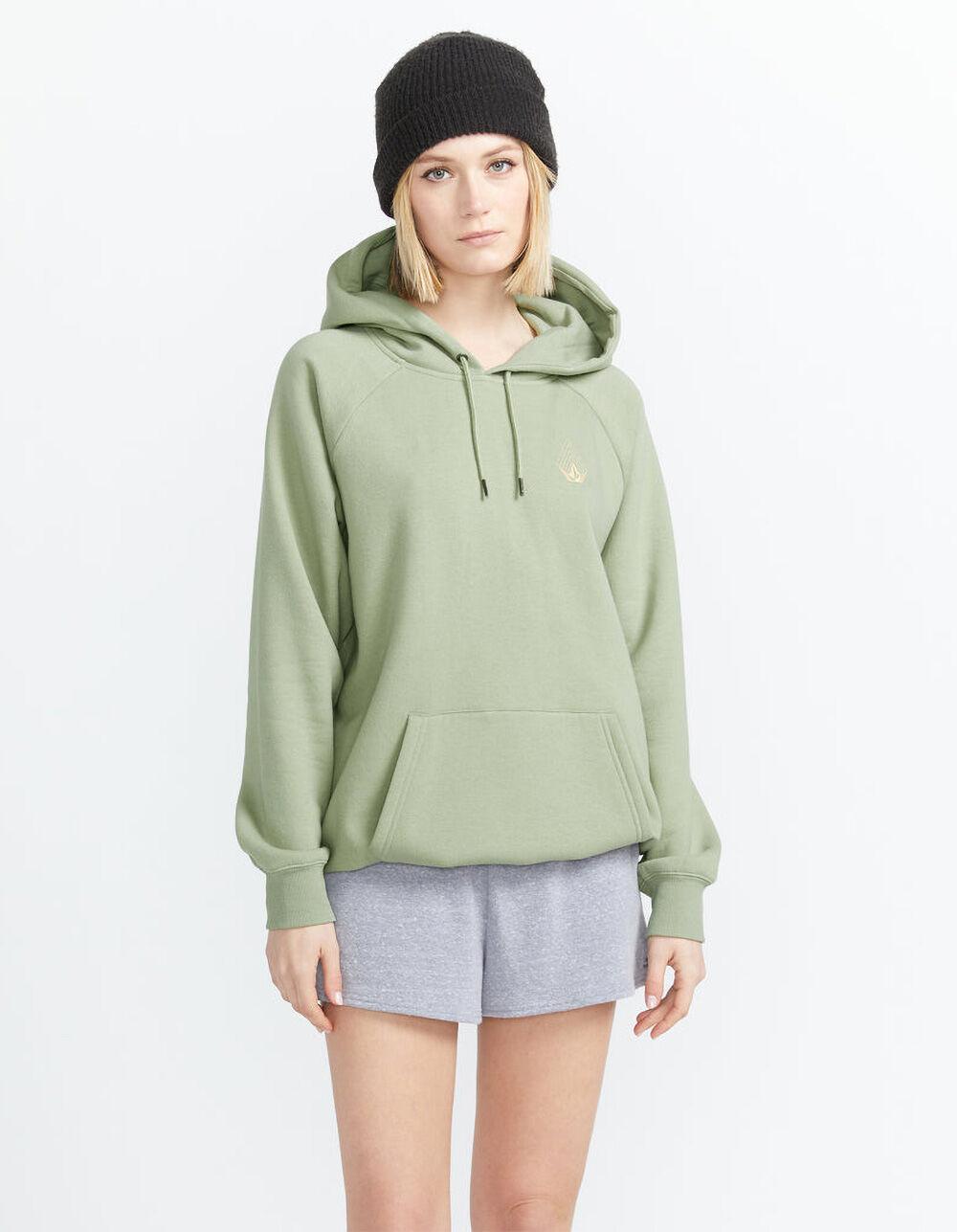 VOLCOM Truly Stoked Womens Oversized Hoodie - BLUE/WHITE Product Image