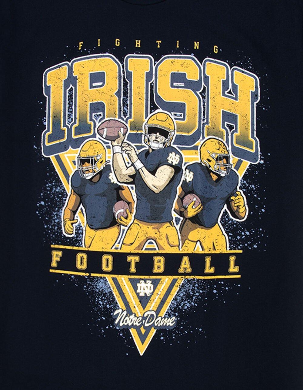 MITCHELL & NESS NCAA Notre Dame Football Mens Tee - NAVY Product Image