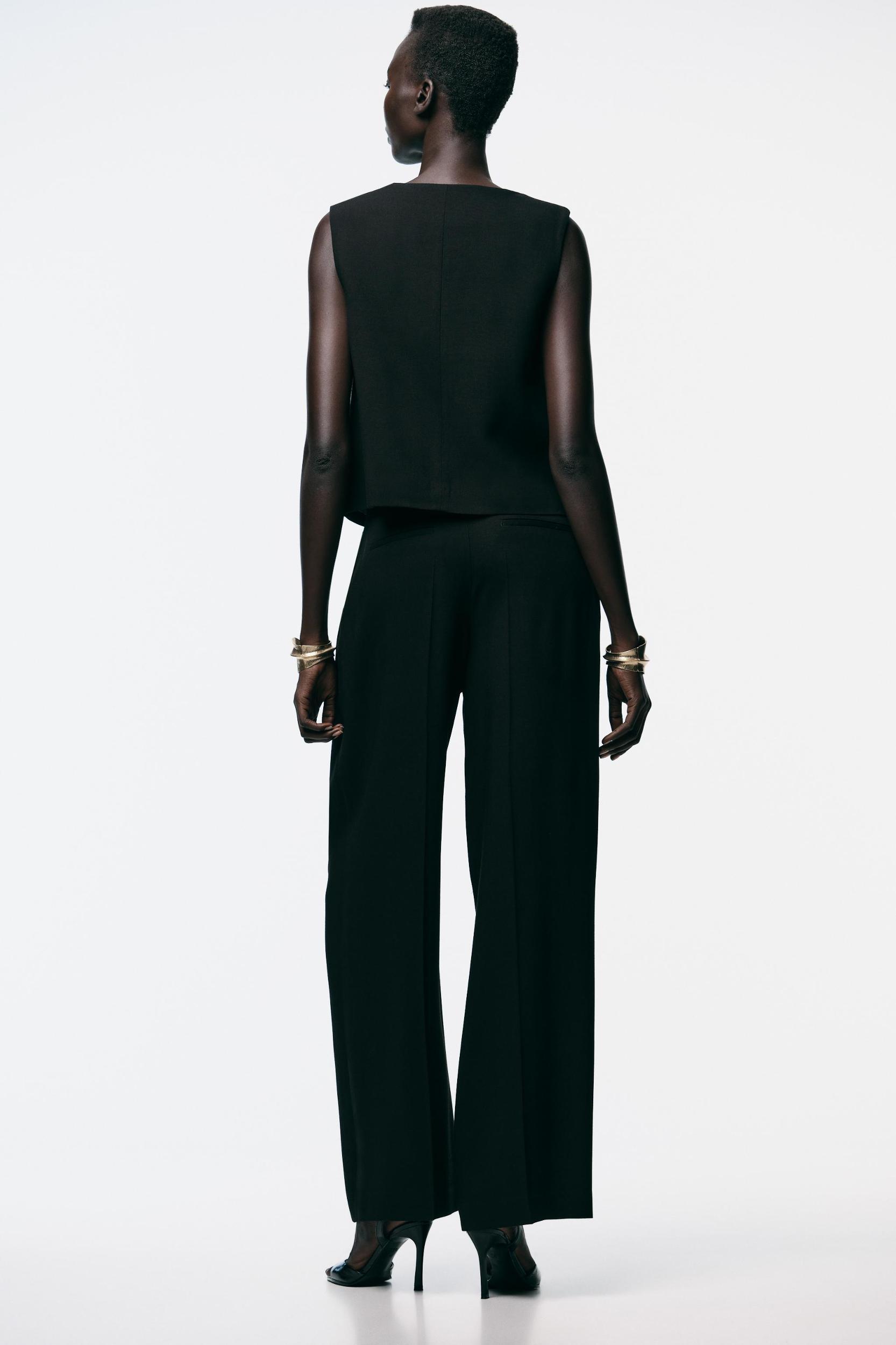 GOLD BUTTON DOUBLE BREASTED VEST Product Image