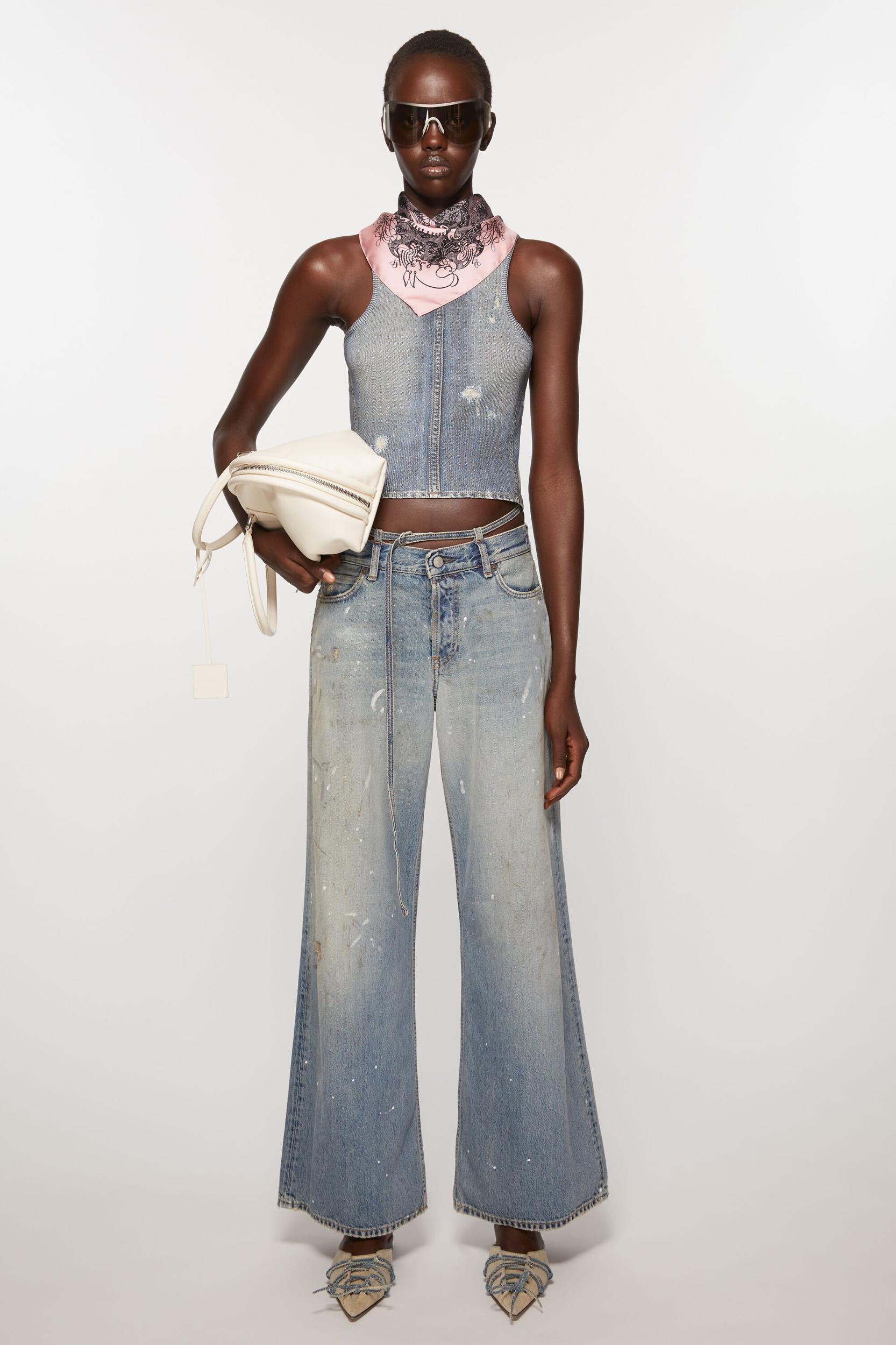 Silk print scarf Product Image