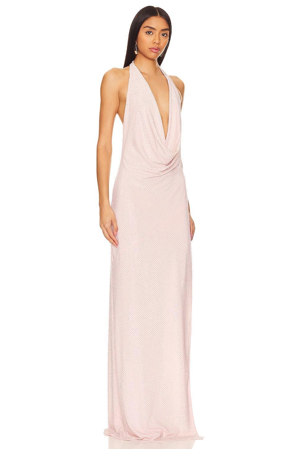 Lovers and Friends Lana Embellished Gown in Pink Product Image