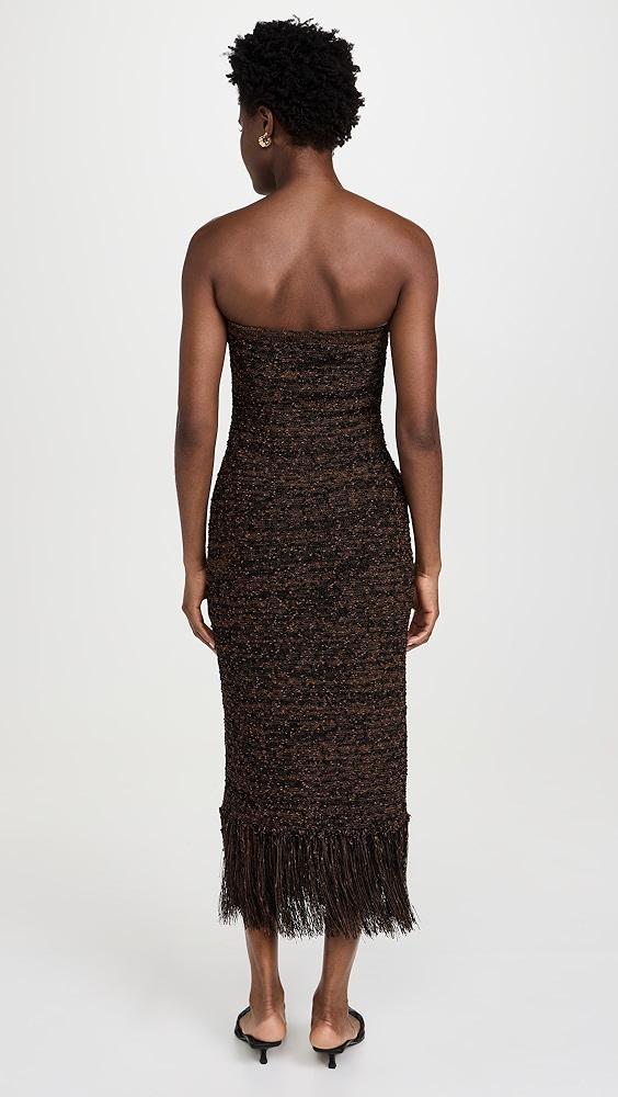 FRAME Boucle Fringe Dress | Shopbop Product Image