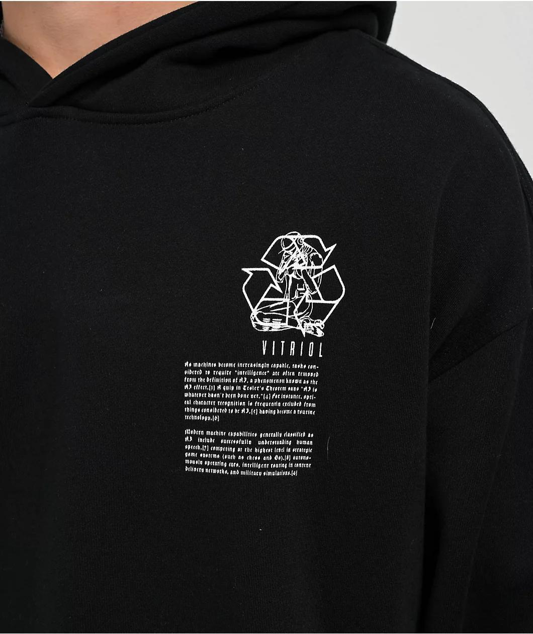 Vitriol Machines Black Hoodie Product Image