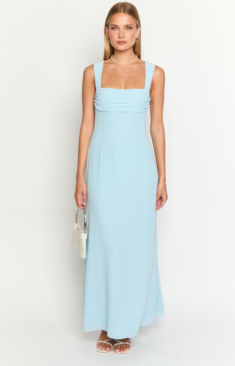 Misty Light Blue Maxi Dress Baby Product Image