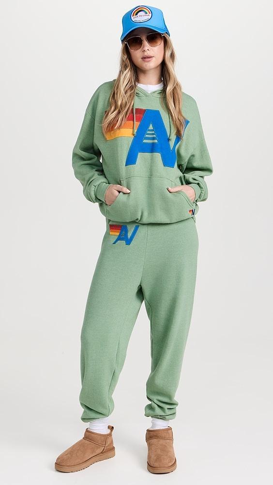 Aviator Nation Logo Stitch Pullover Hoodie | Shopbop Product Image