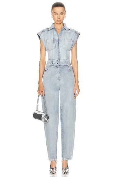 Firat Collared Button Up Jumpsuit Product Image