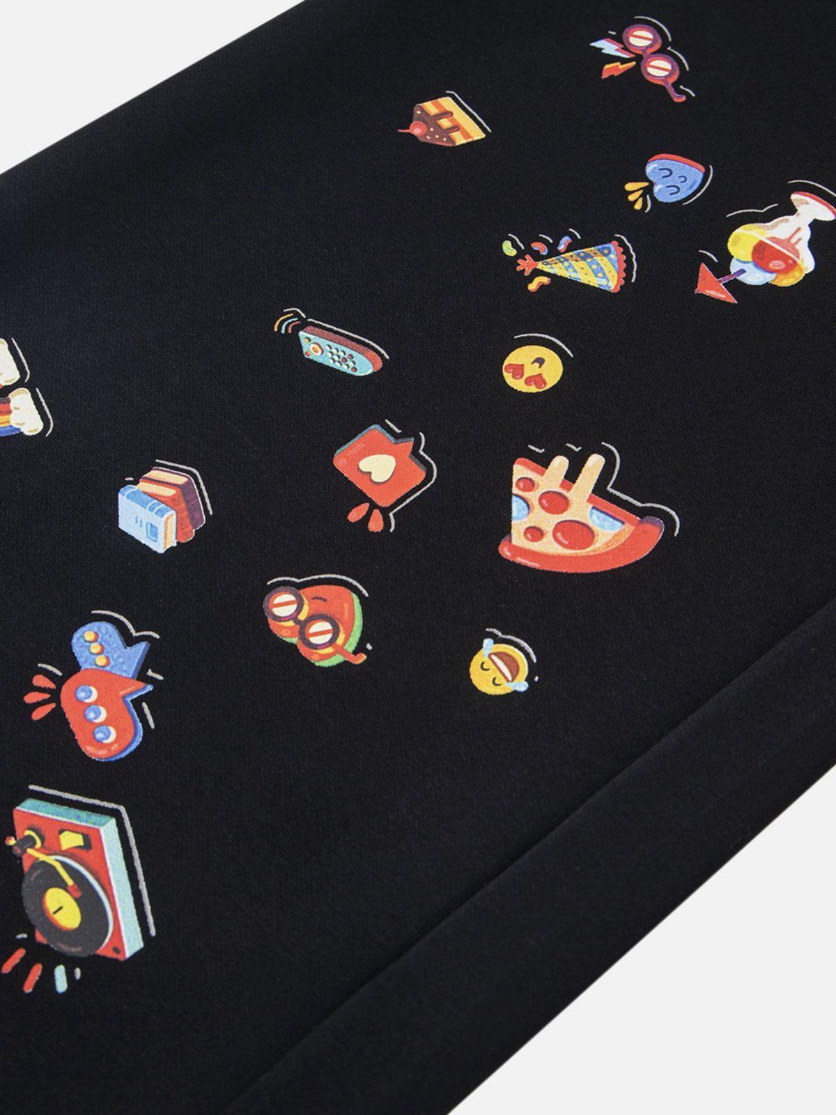 Aelfric Eden Sticker Print Baggy Pants Product Image