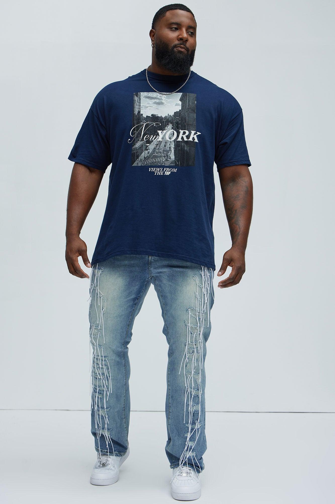 NYC View From The Top Short Sleeve Tee - Navy Product Image