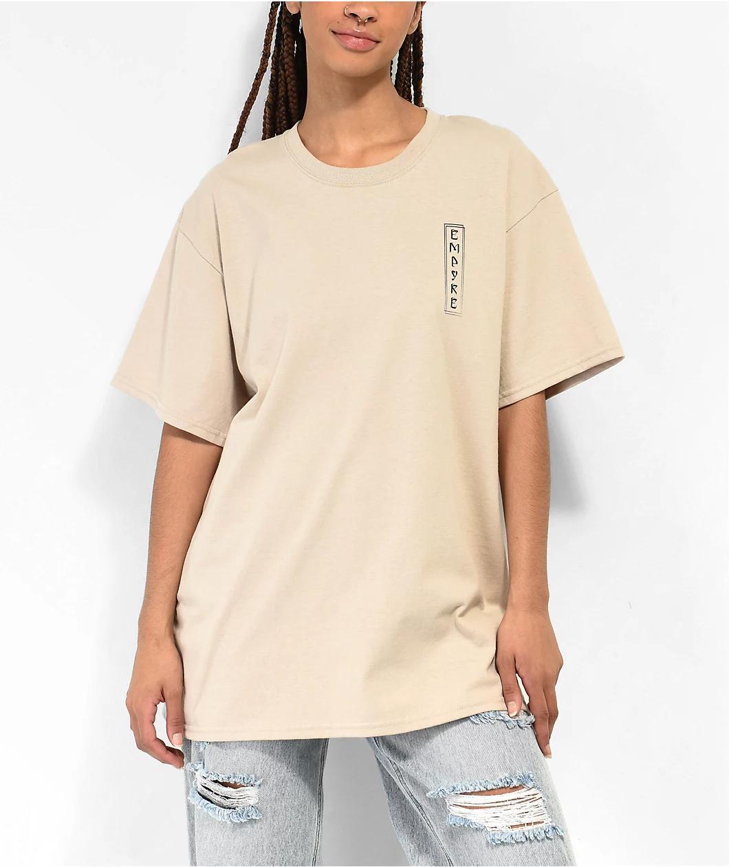 Empyre Koi Peace Natural T-Shirt Product Image