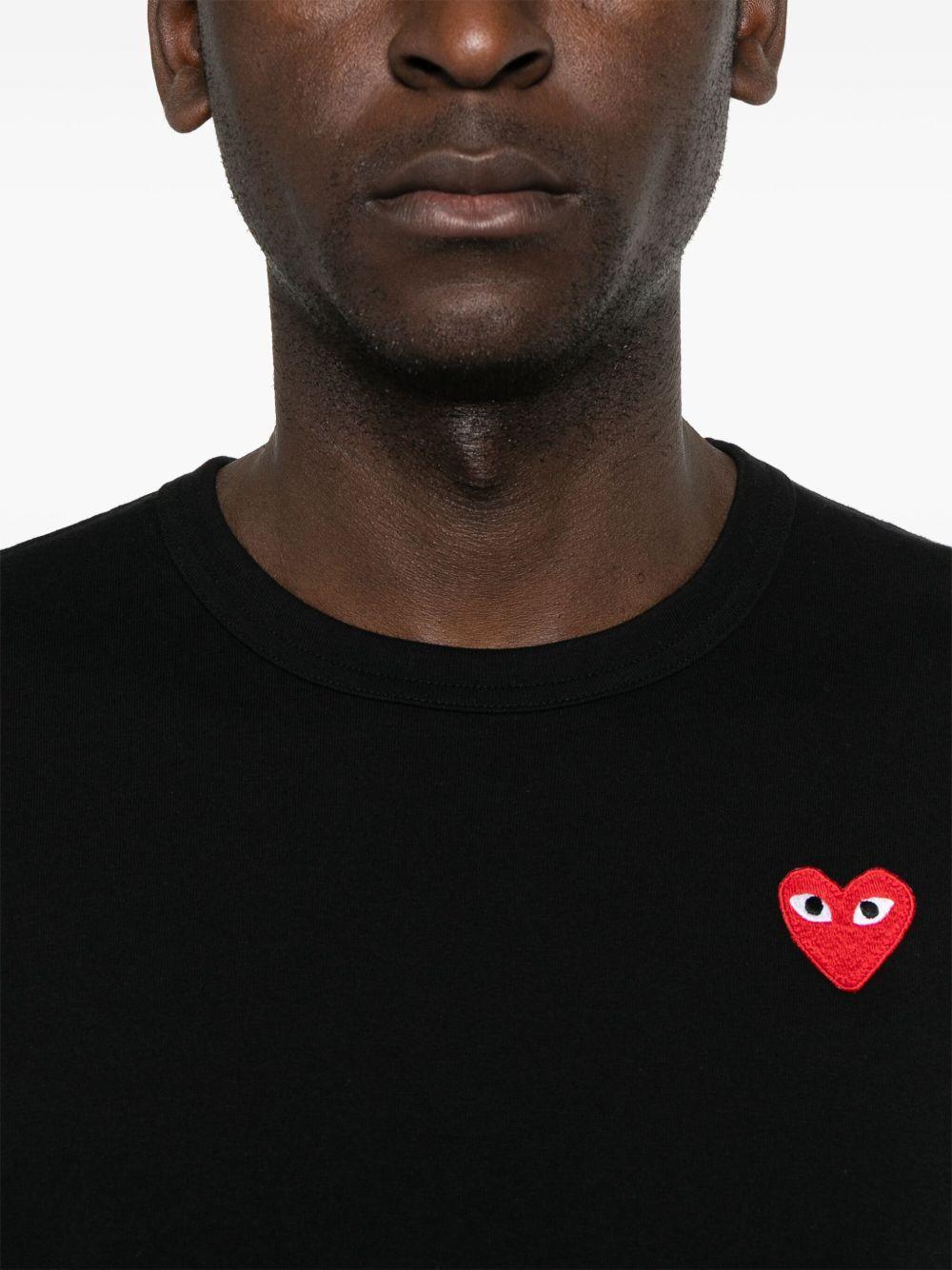 heart-print T-shirt Product Image