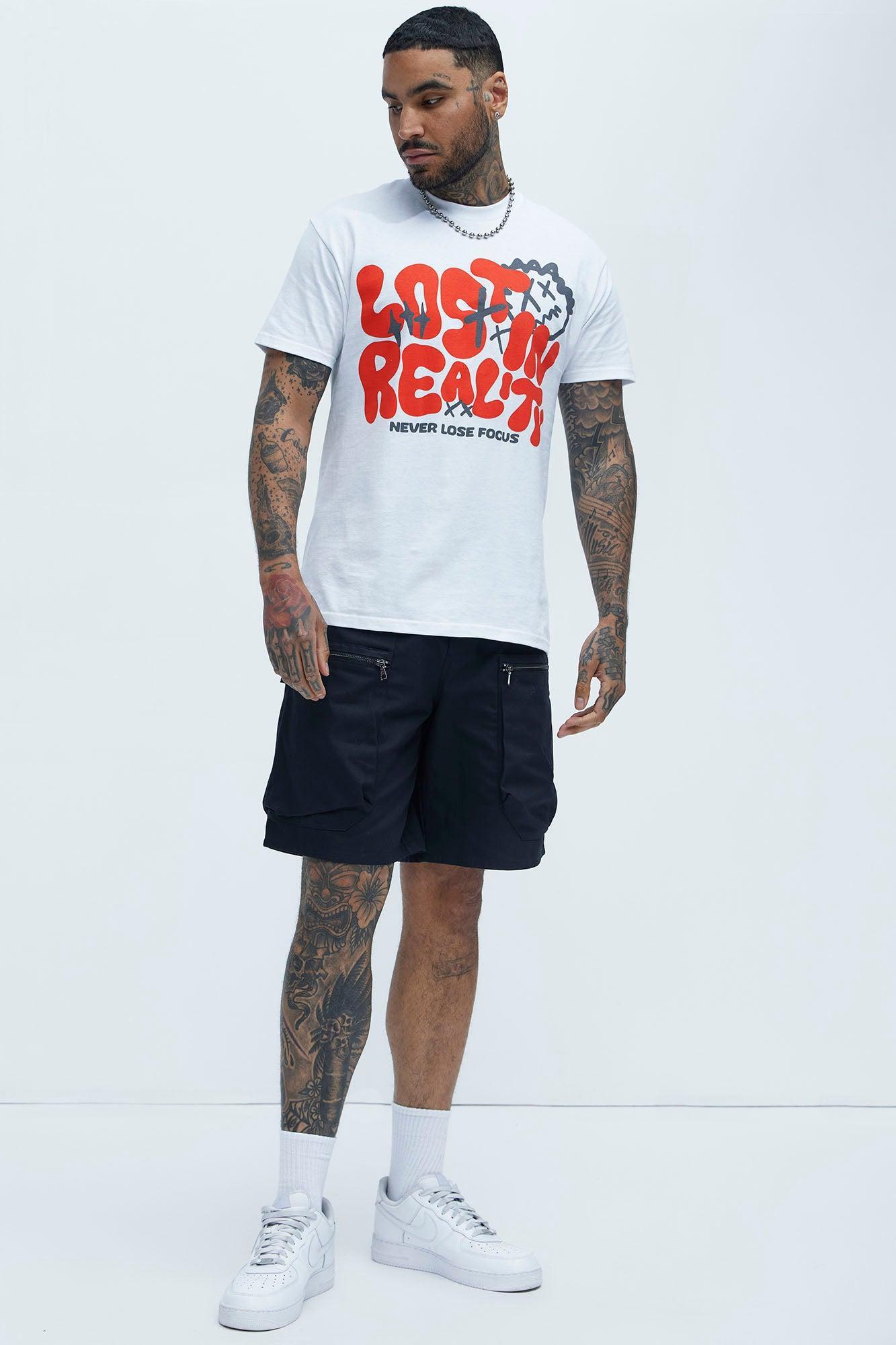 Never Lose Focus Short Sleeve Tee - White Product Image
