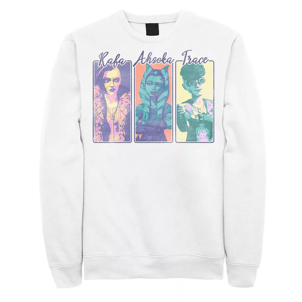Men's Star Wars: The Clone Wars Rafa Ahsoka Trace Panels Sweatshirt, Size: Small, White Product Image