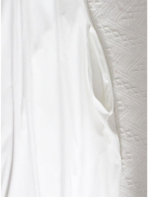 Loose Short Sleeves Solid Color Round-Neck Maxi Dresses Product Image