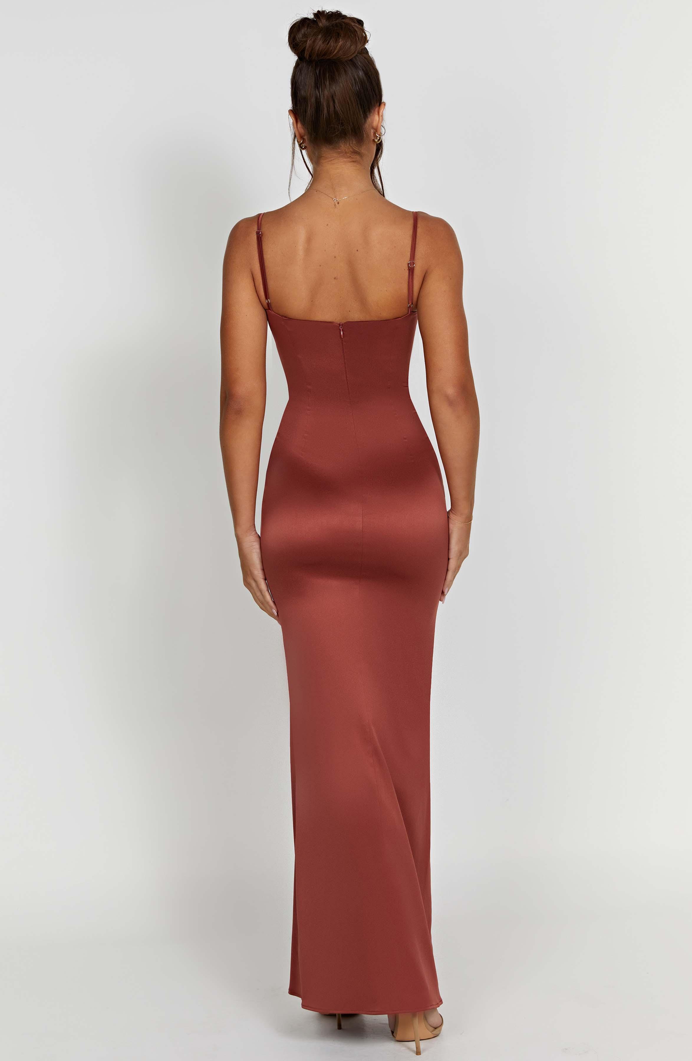 Onika Maxi Dress - Rust Product Image