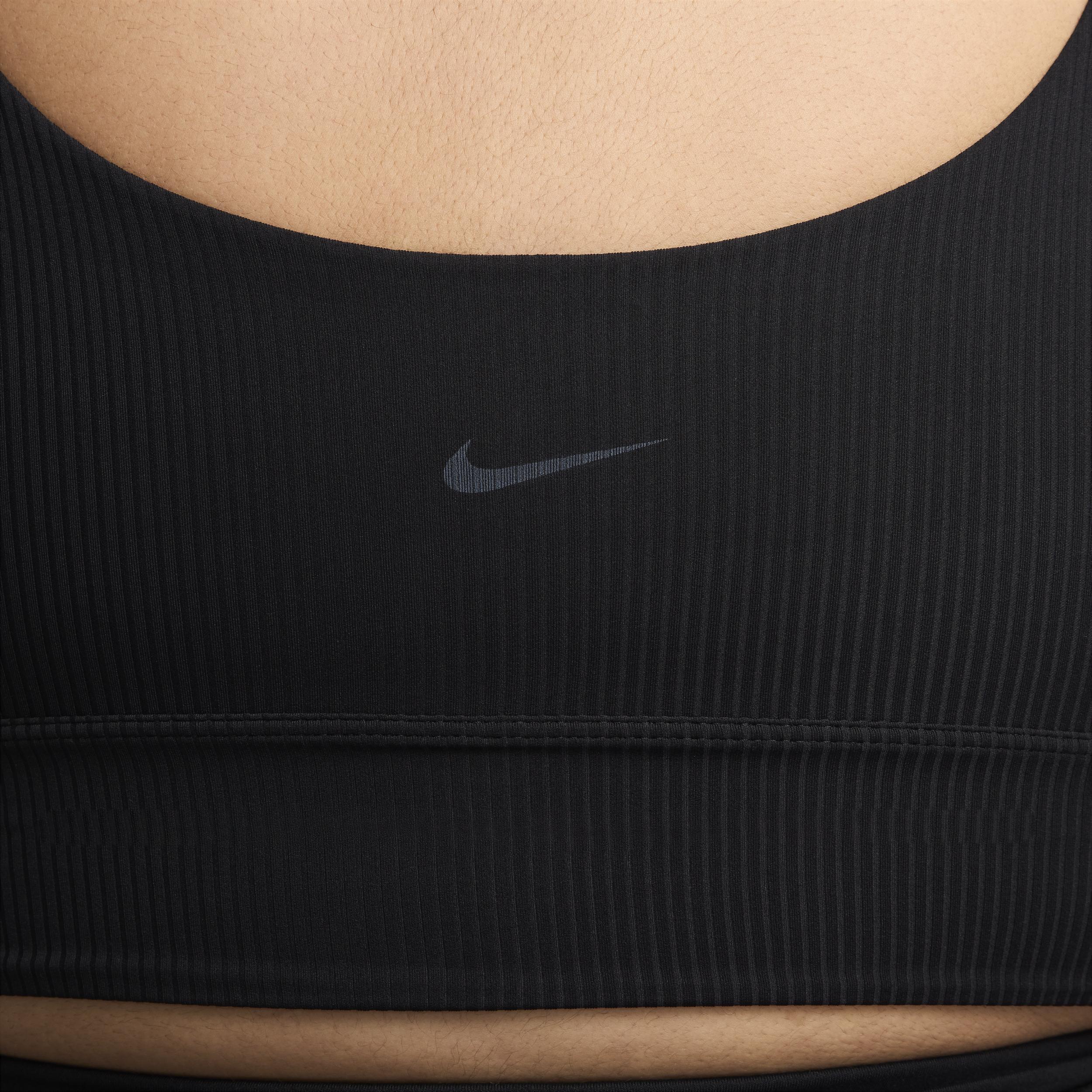 Nike Women's Zenvy Rib Light-Support Non-Padded Longline Sports Bra (Plus Size) Product Image