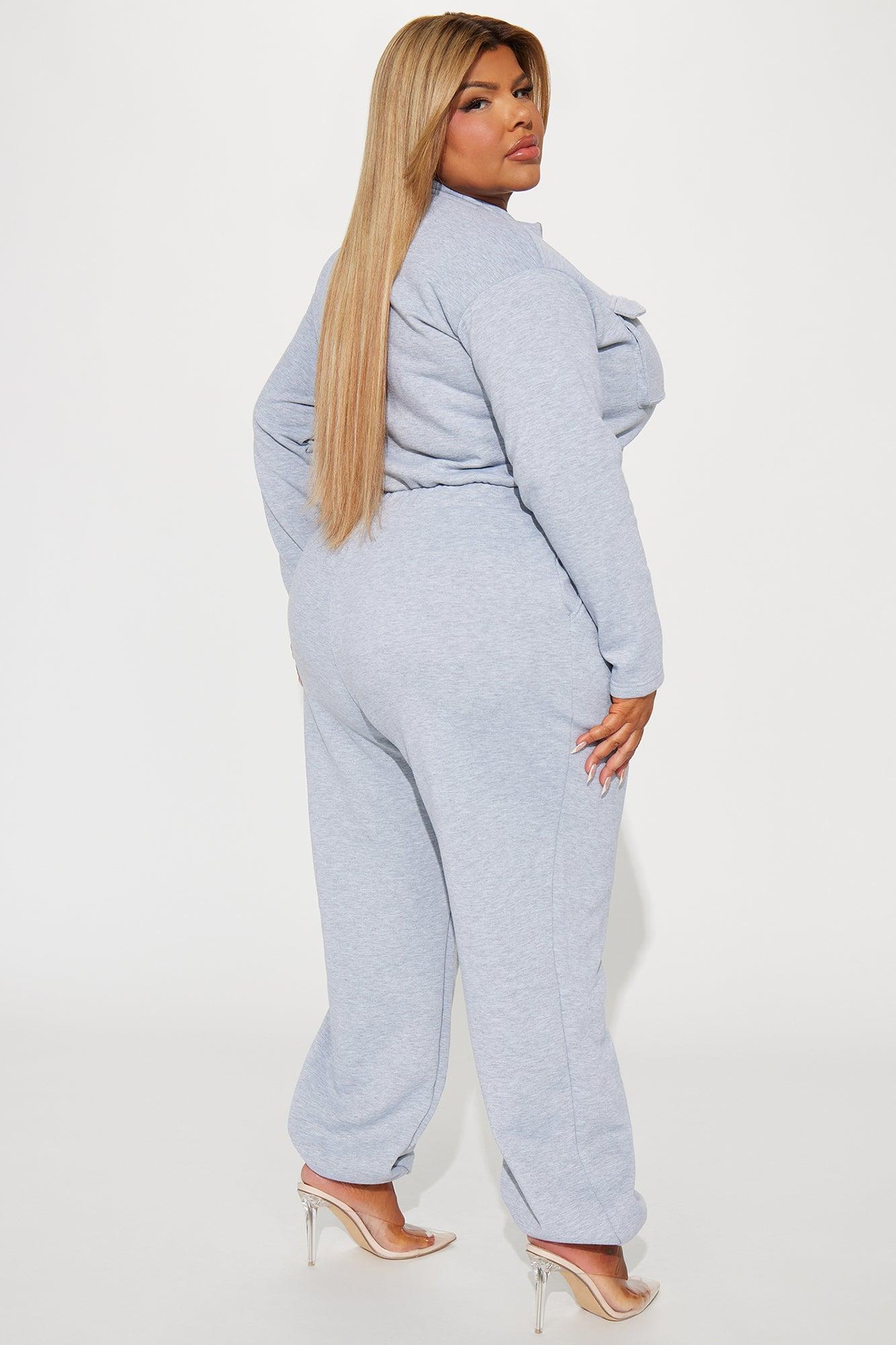Part Of The Story Jumpsuit - Heathered Grey Product Image