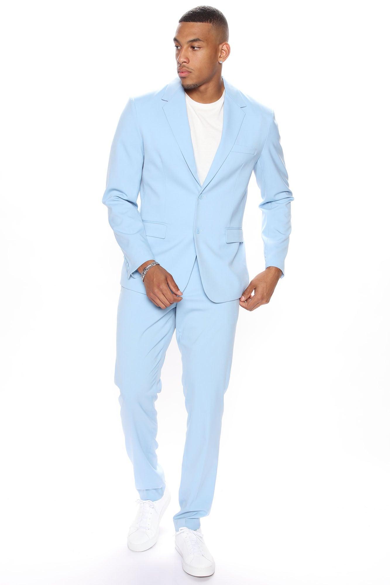 The Modern Stretch Suit Jacket - Light Blue Product Image