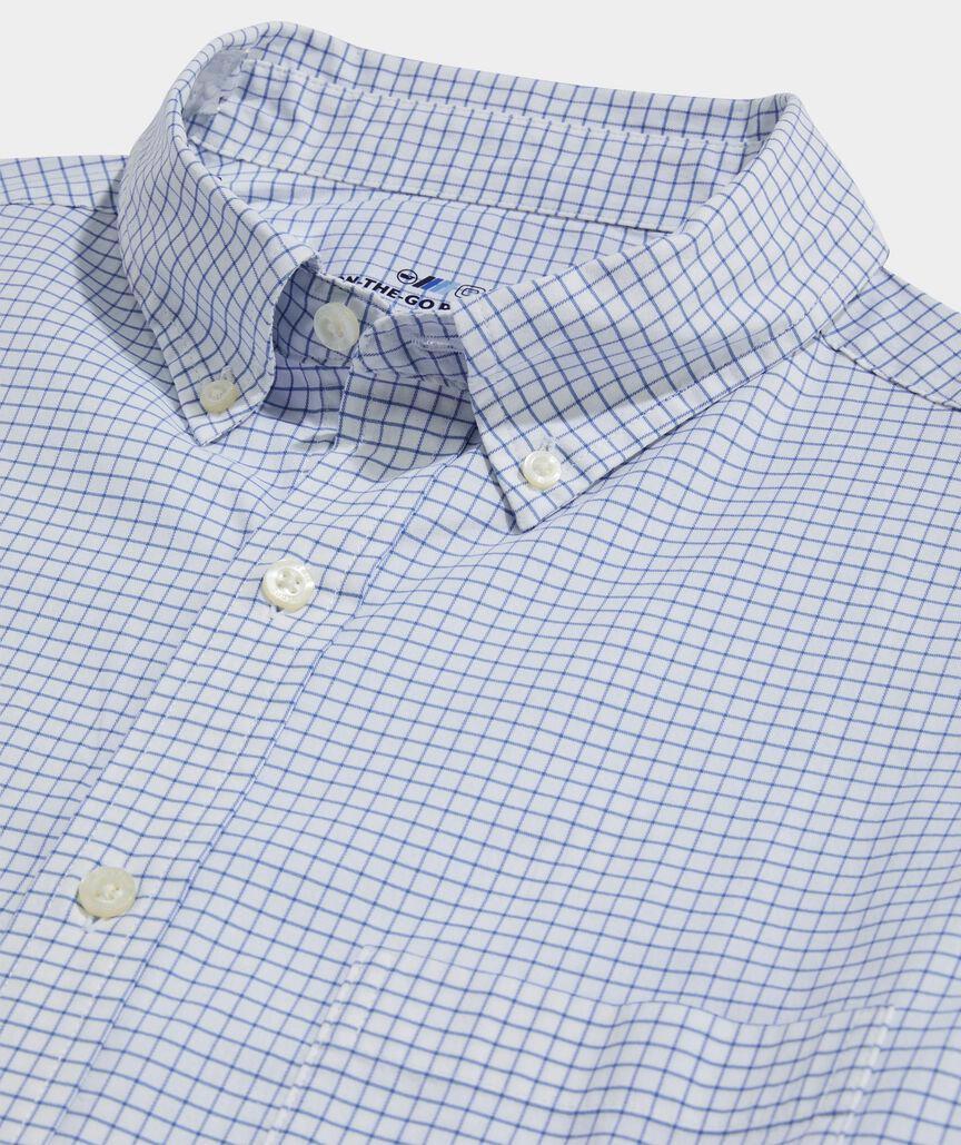 Calabash Check Performance Cotton Shirt Product Image