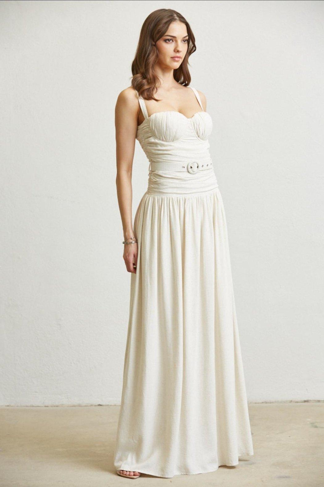 Linen Maxi Dress Product Image