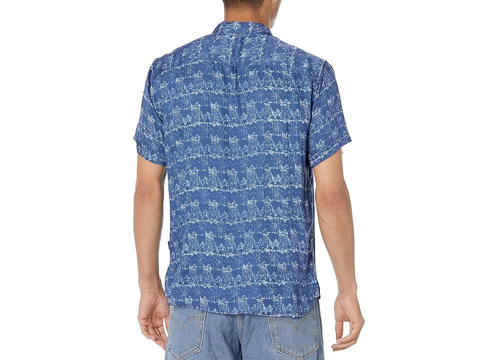 John Varvatos Loren Short Sleeve Sport Shirt W690Z2 (Capri ) Men's Short Sleeve Button Up Product Image