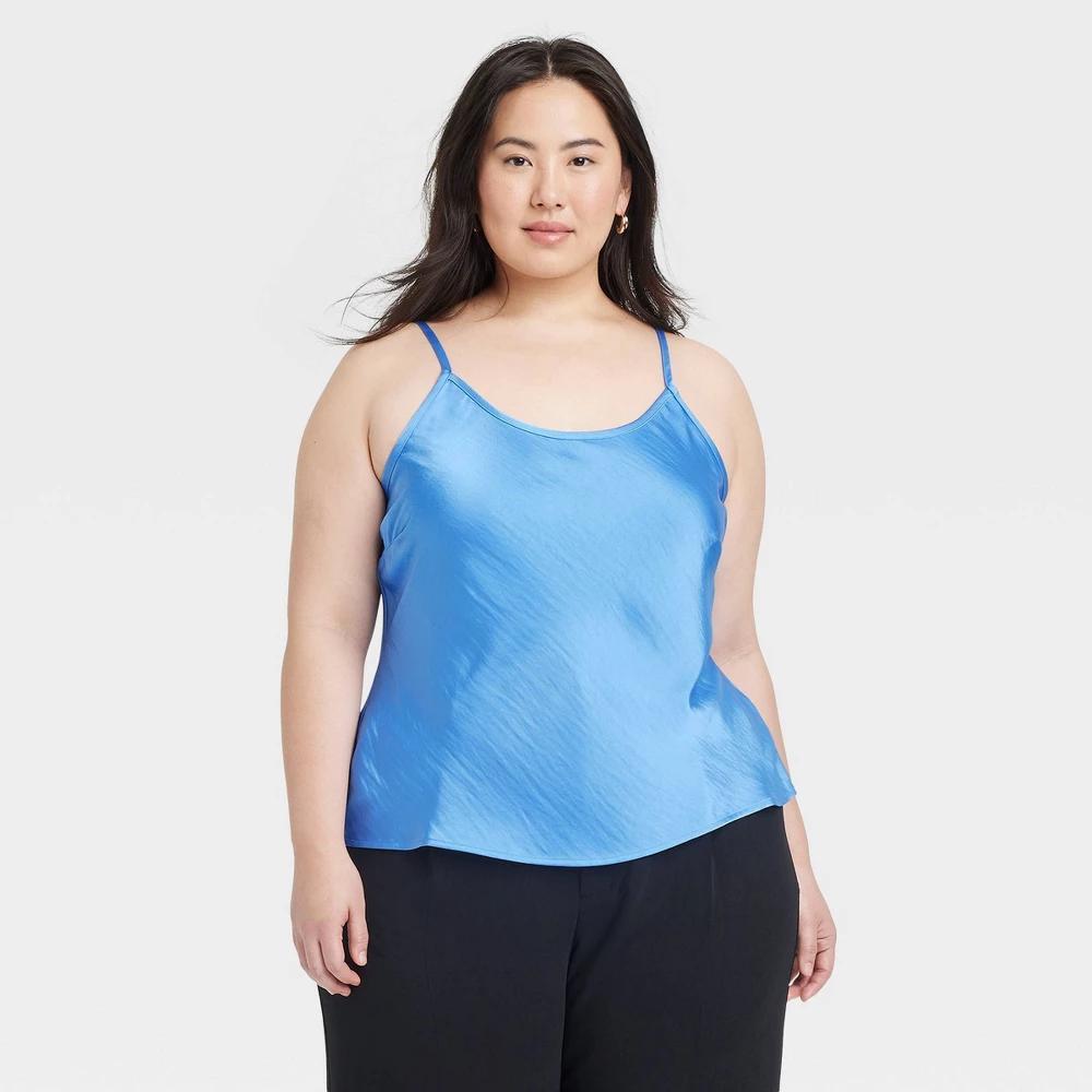 Womens Camisole - A New Day Blue 3X Product Image