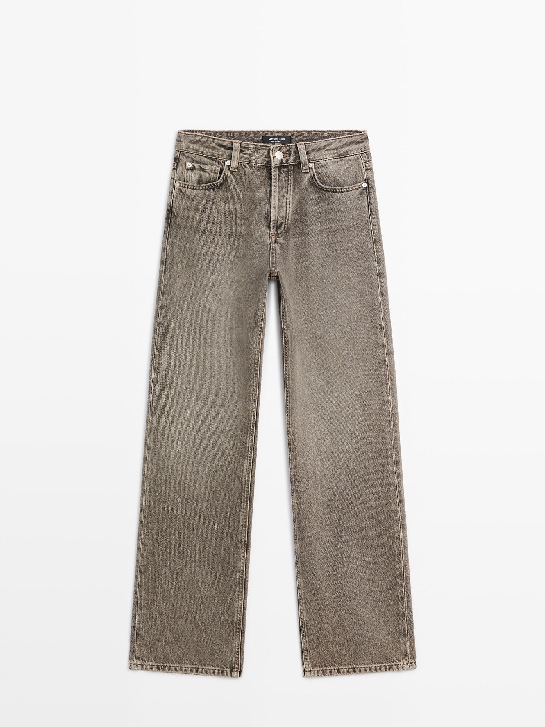 Mid-rise wide-leg jeans Product Image