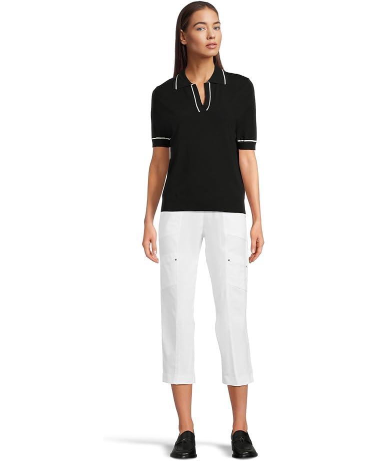 Ruffled Down Sweater Product Image