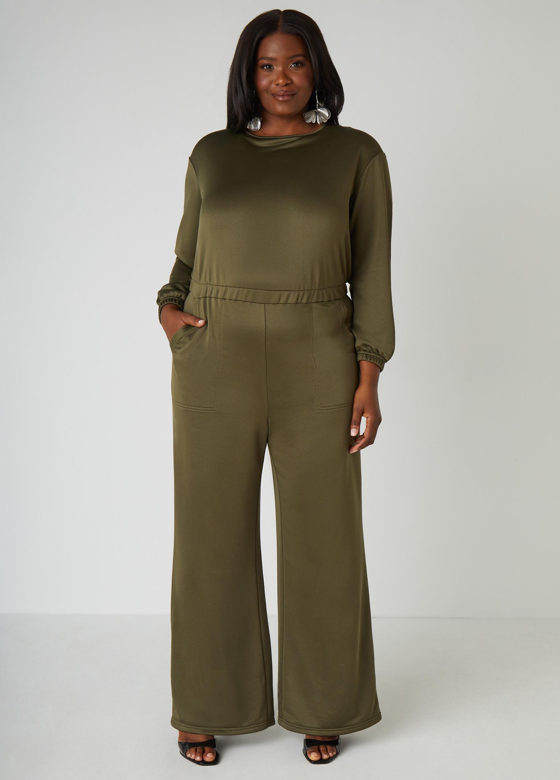 Open Back Wide Leg Jumpsuit Product Image