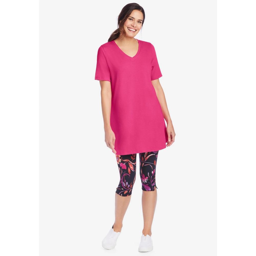 Woman Within Women's Plus Size 7-Day Layered 2-In-1 Tunic Product Image