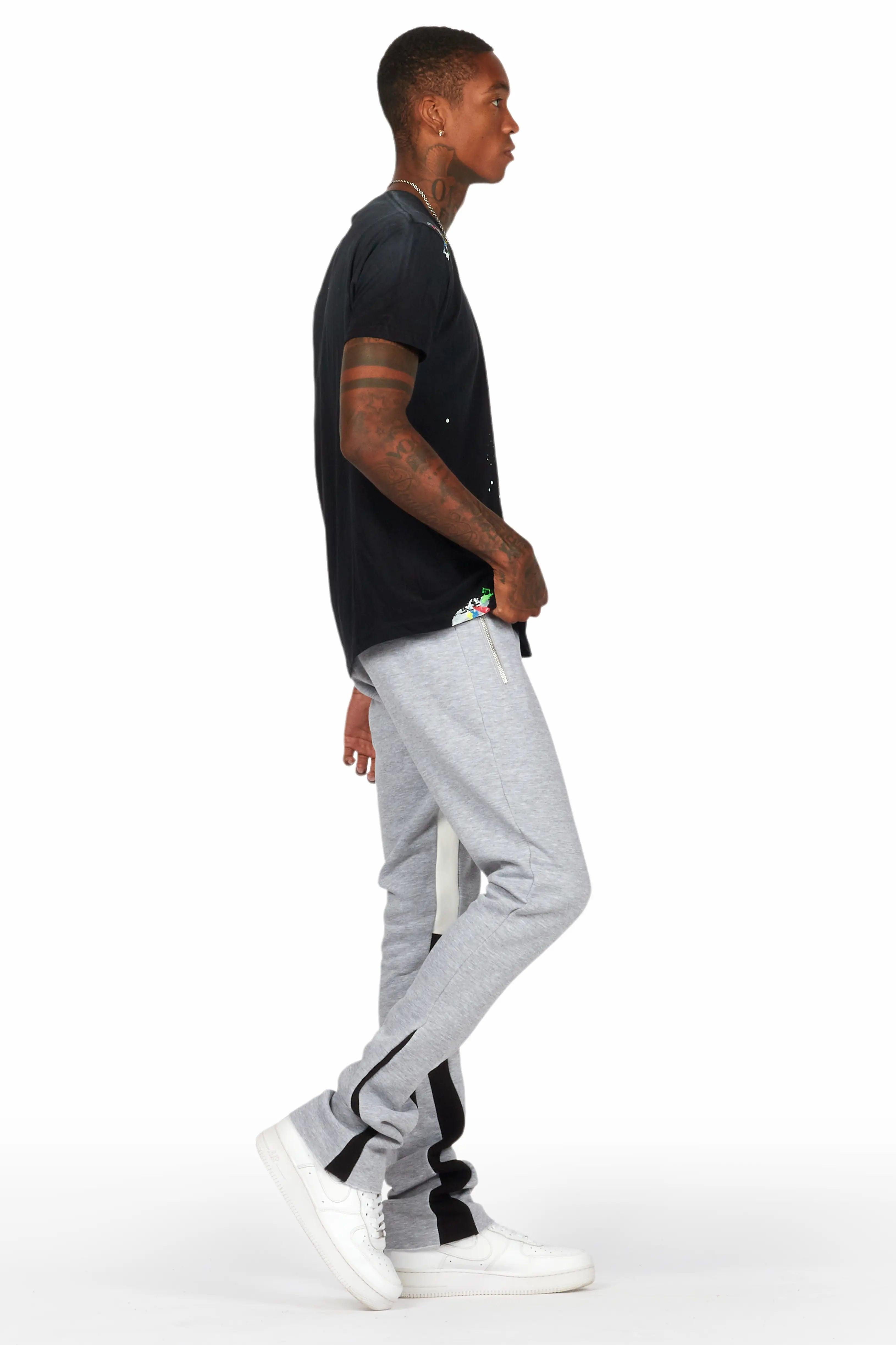 Alpine Grey/Black Stacked Flare Pant Male Product Image