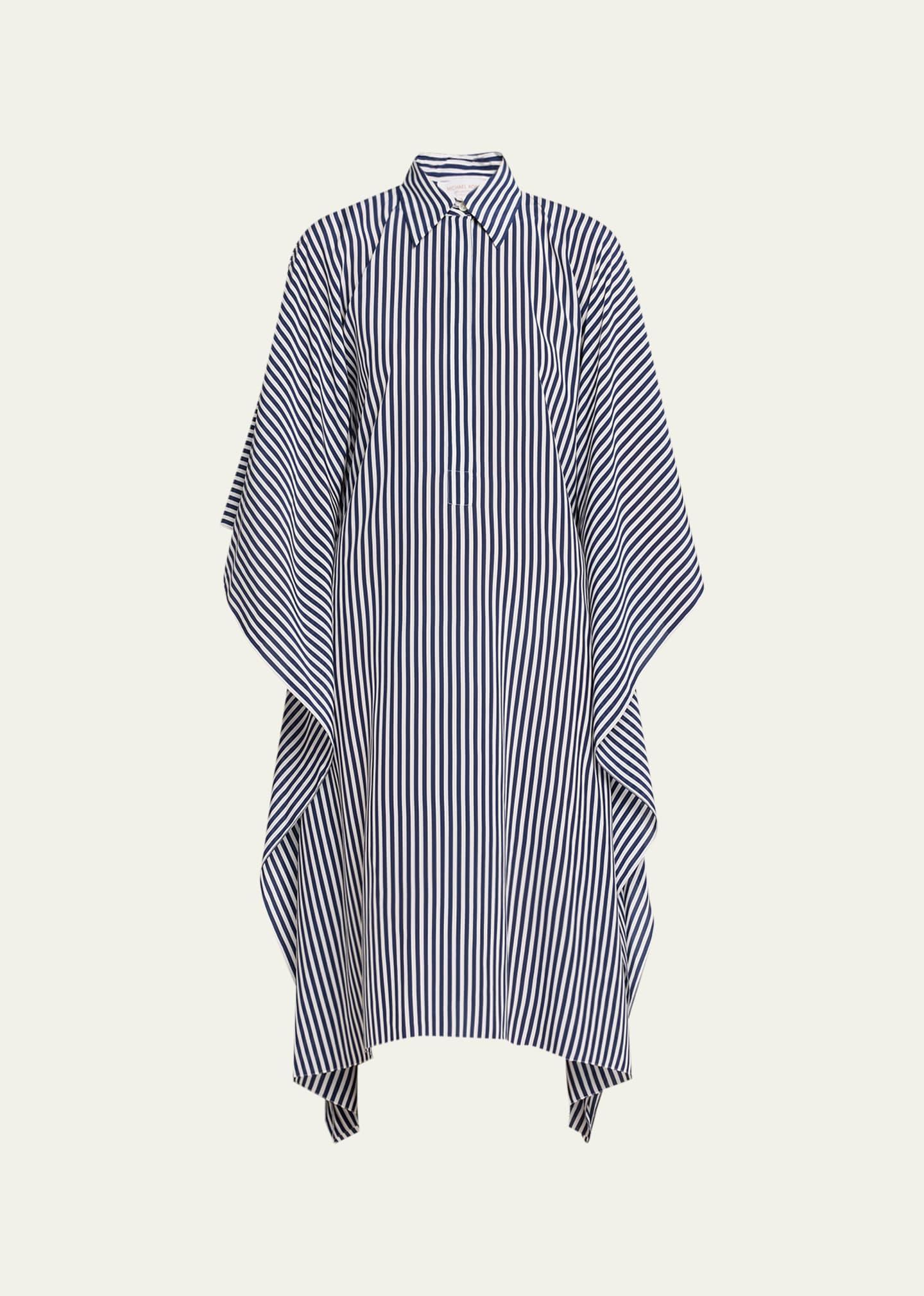 Womens Silk Caftan Shirtdress Product Image