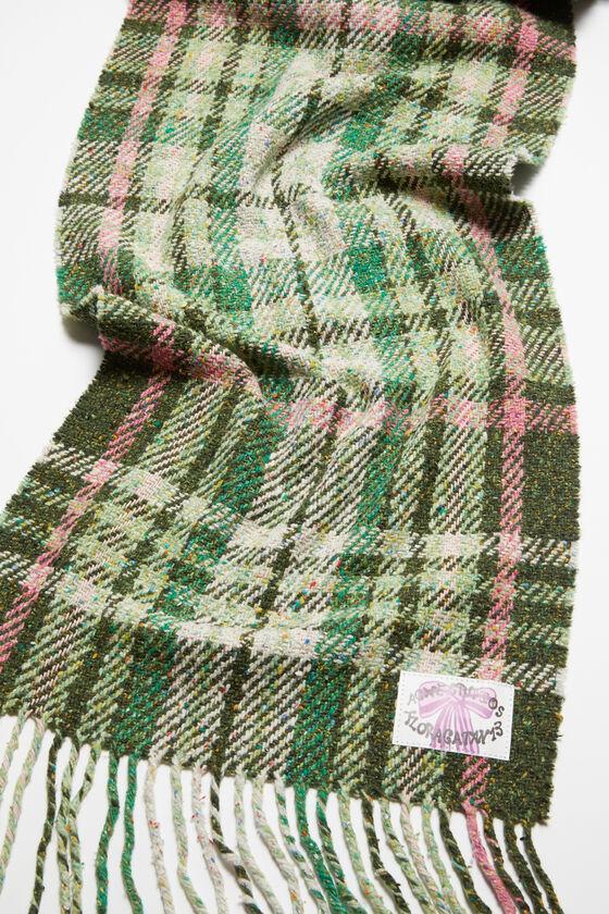 Plaid fringe scarf Product Image