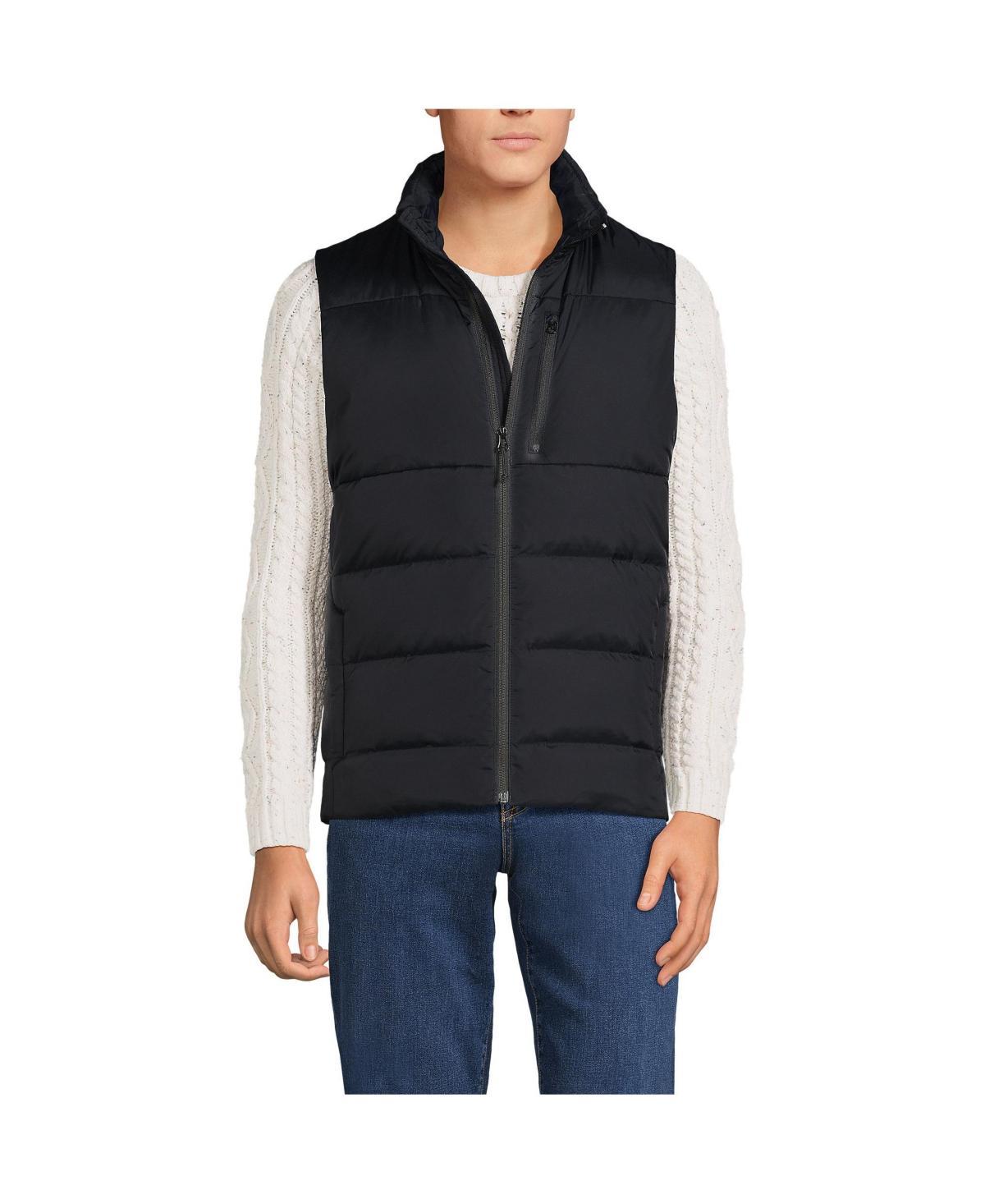 Men's Lands' End Max 600 Down Puffer Vest, Size: XL, Green Gulf Product Image