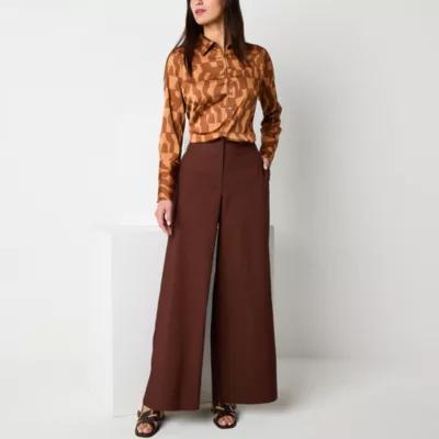 Worthington Womens Wide Leg Pant Product Image