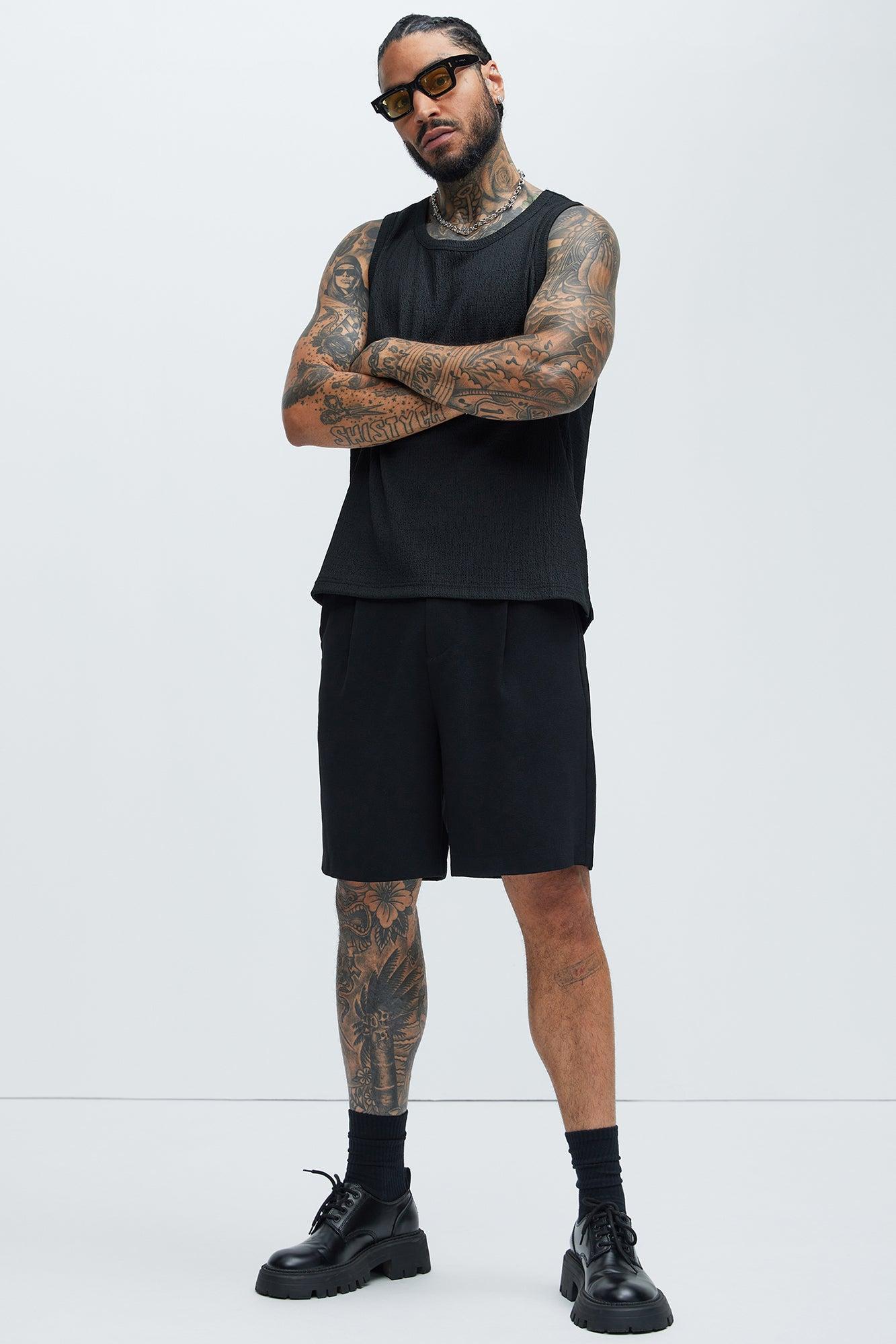 Kerr Textured Tank - Black Product Image