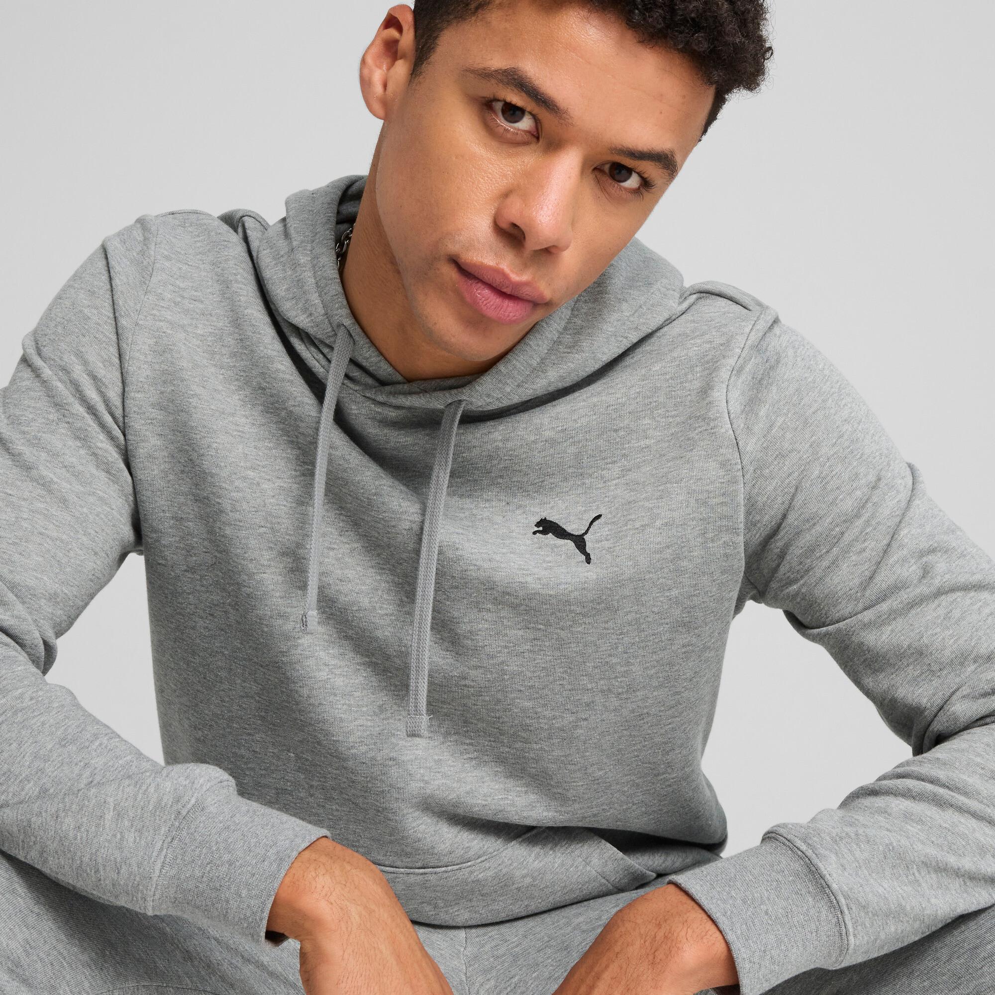 PUMA Essentials Men's Hoodie in Grey Product Image