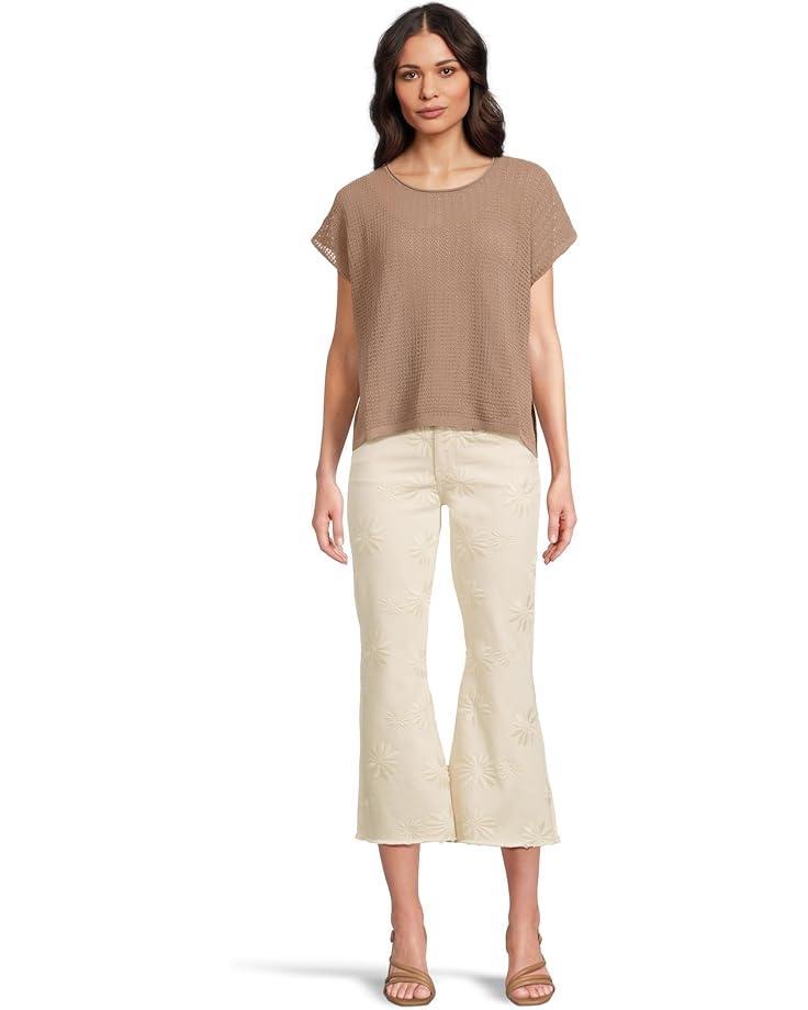 Hannah Crop Flare with Fray Hem Product Image