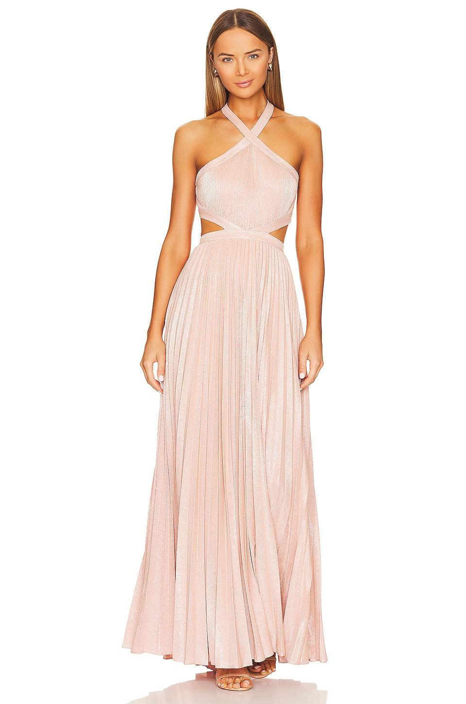 Metallic Evening Gown BCBGMAXAZRIA Product Image