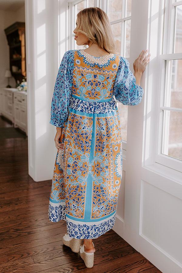 Feeling Boho Floral Midi Dress Product Image