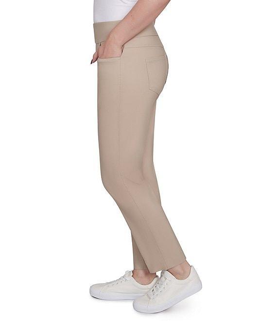 Ruby Rd. Silk Tech Straight Leg Pull-On Ankle Pants Product Image