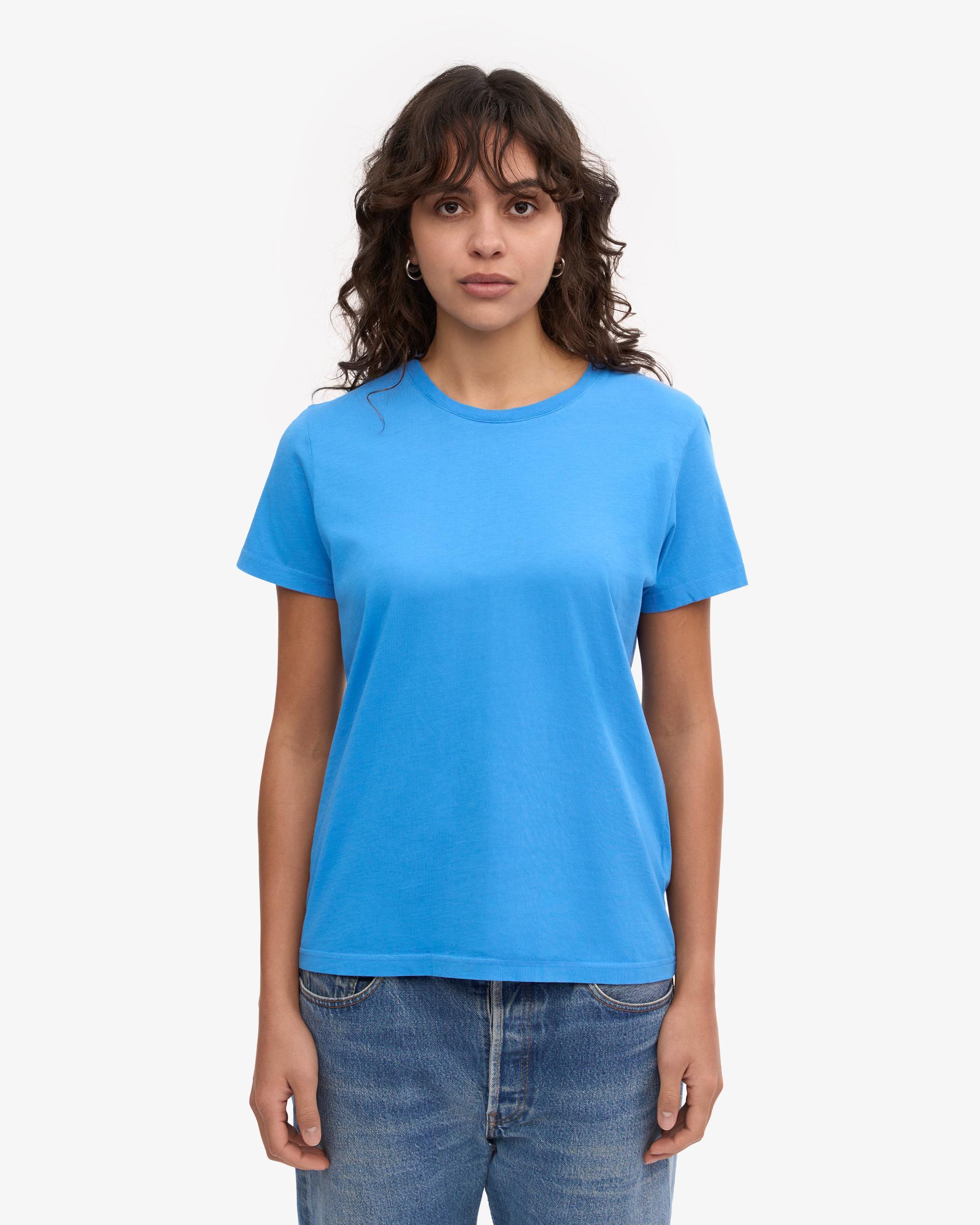 Women Light Organic Tee - Pacific Blue Product Image