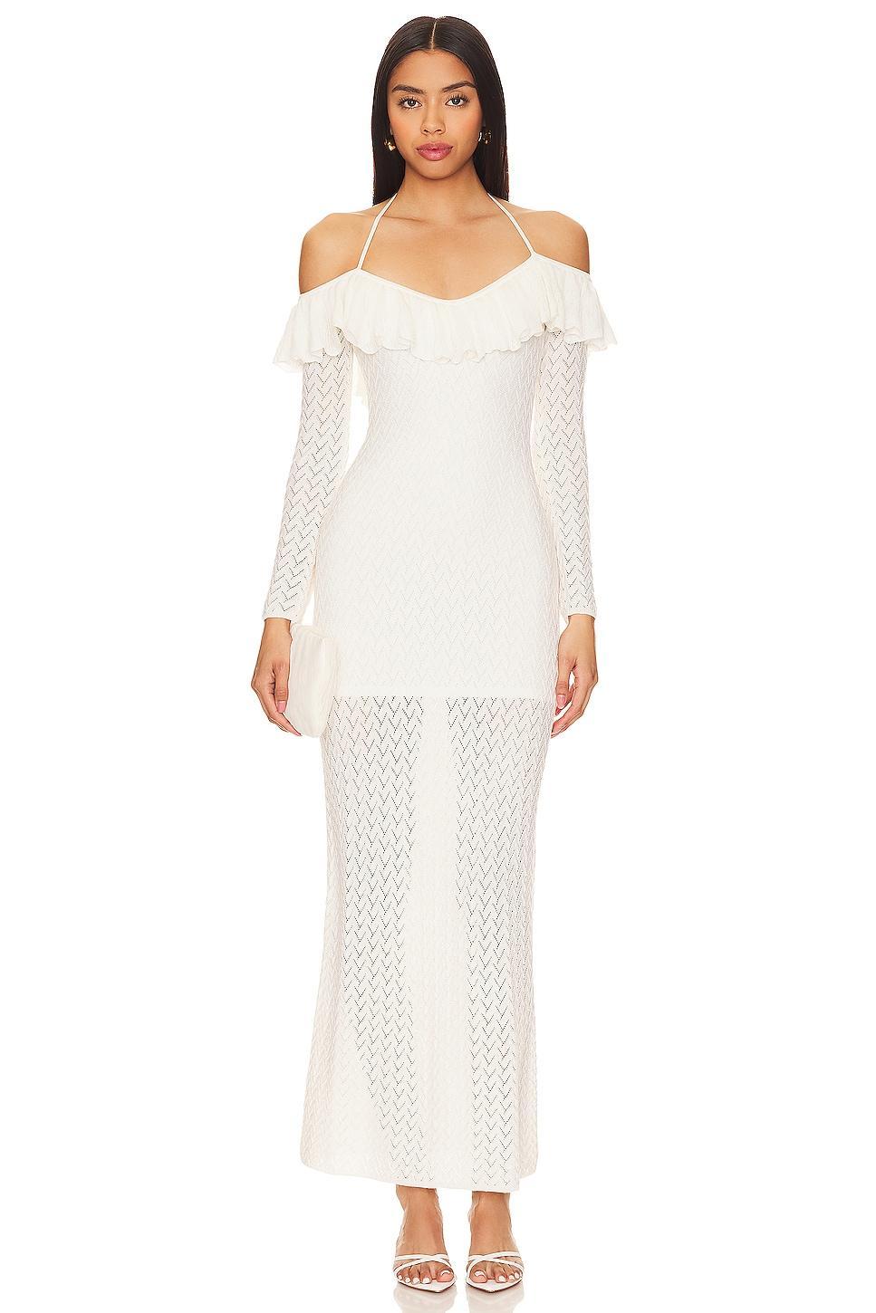 Lexie Ruffle Maxi Dress LPA Product Image