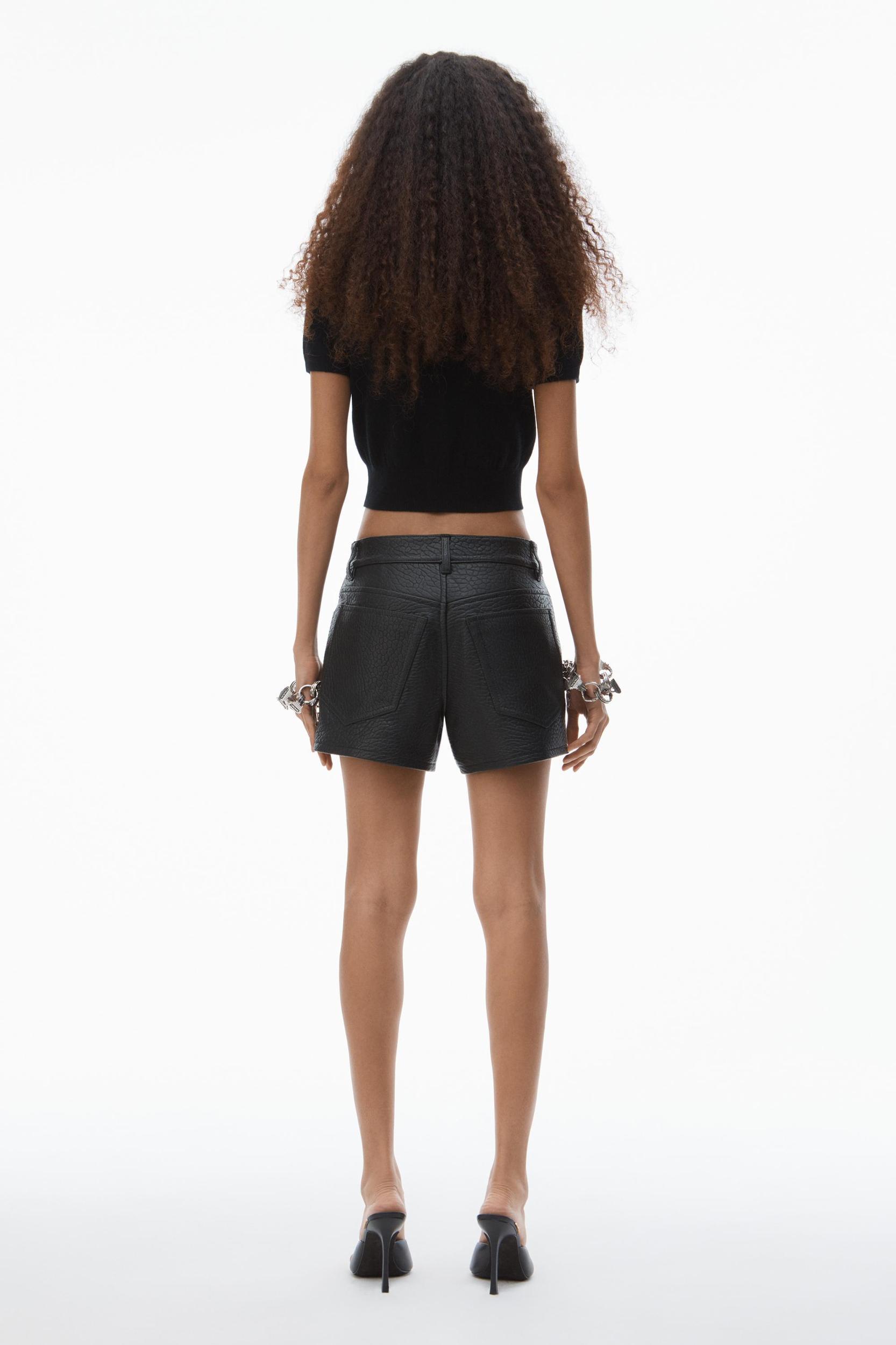 Logo Embroidered Polo Cardigan In Wool Product Image