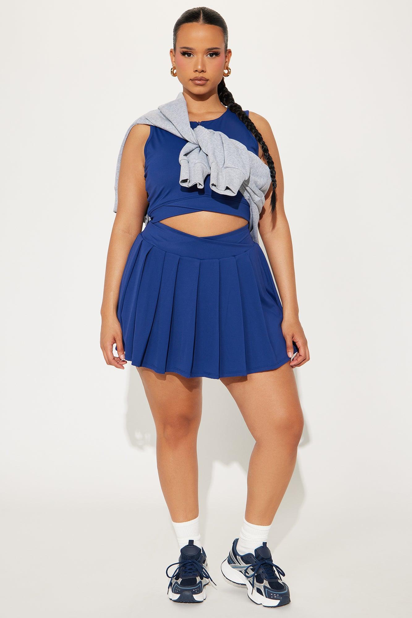 Courtside Cool Active Skirt - Midnight Blue Product Image