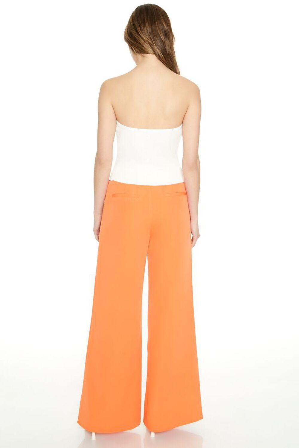 Twill Hook-and-Bar Wide-Leg Pants | Forever 21 Product Image