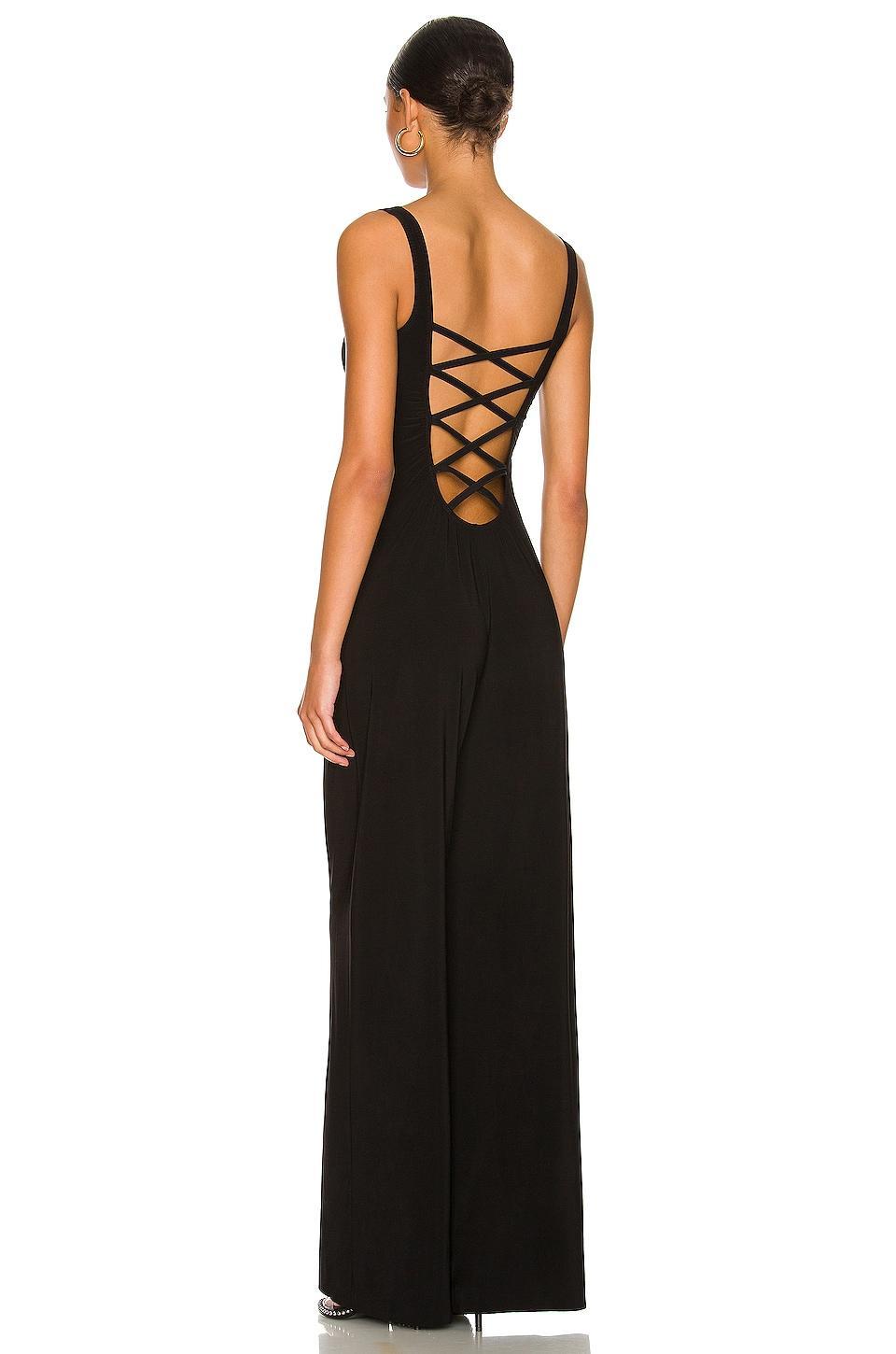 Sleeveless X Straight Leg Jumpsuit Norma Kamali Product Image