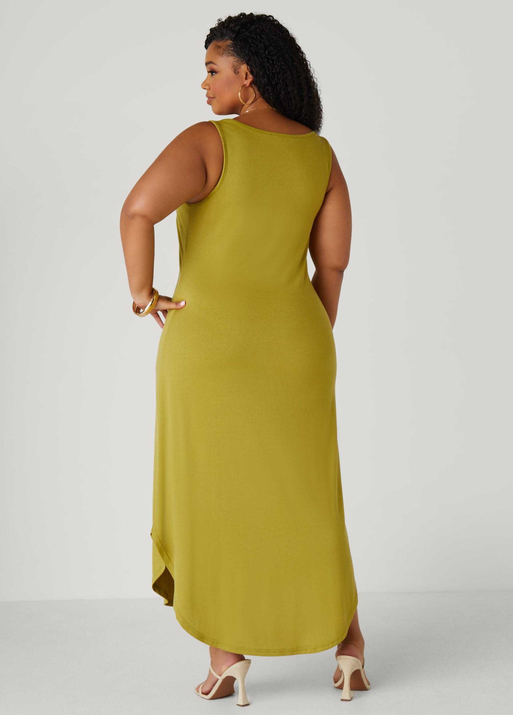 V Neck Maxi Tank Dress Product Image