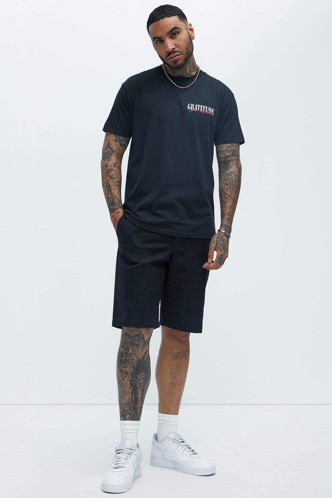 Above All Else Short Sleeve Tee - Black Product Image