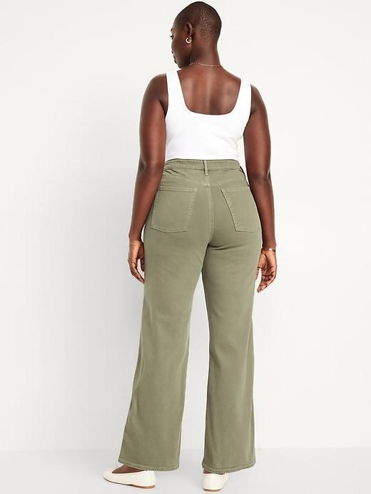 Curvy Extra High-Waisted Wide-Leg Jeans Product Image